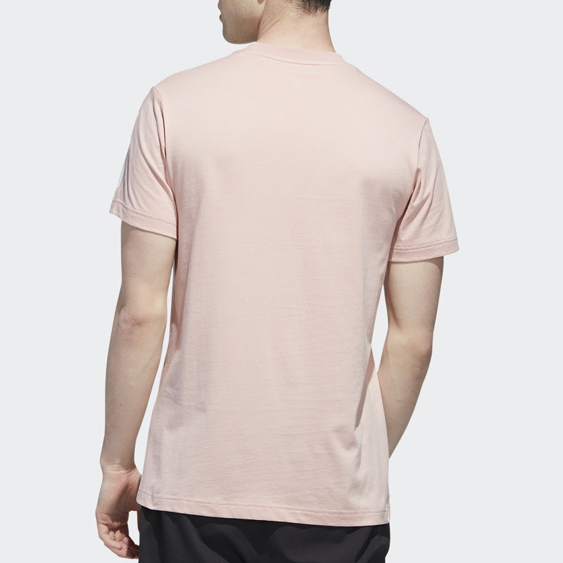 adidas neo M CS TEE 3 Sports Short Sleeve Pink GP5732