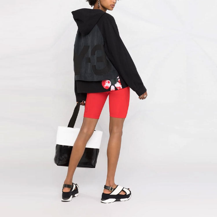 (WMNS) Y-3 SS21 Tie Dye Flowers Logo Printing Hoodie Black GT5313