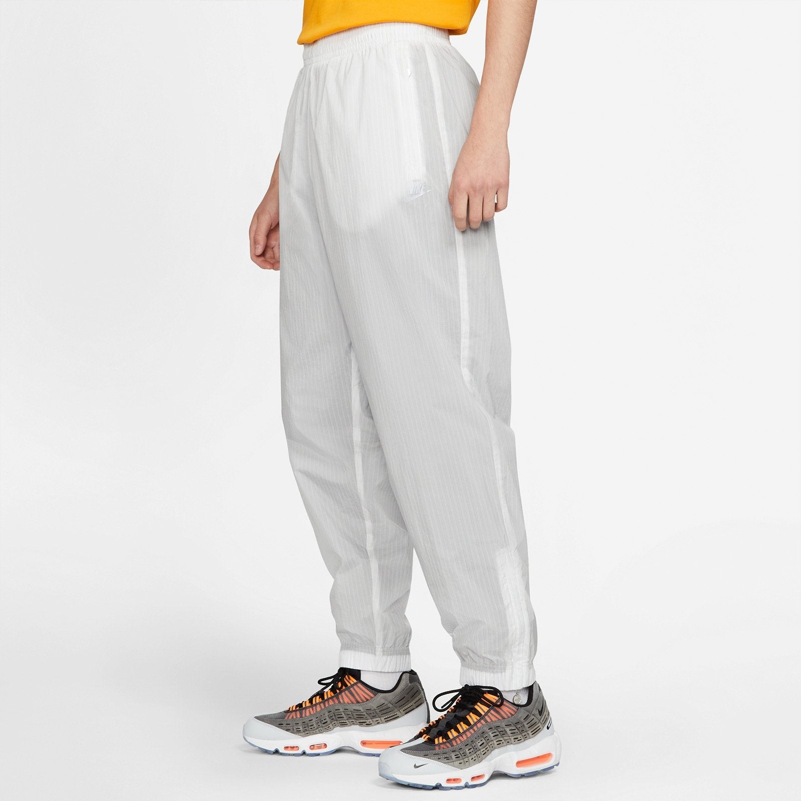 Nike Air x Kim Jones Crossover Reversible Stripe Zipper Sports Pants US Edition Couple Style White DH6585-100
