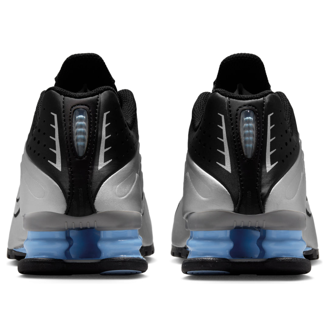 (GS) Nike Shox R4 'Metallic Silver Black Psychic Blue' CW2626-004