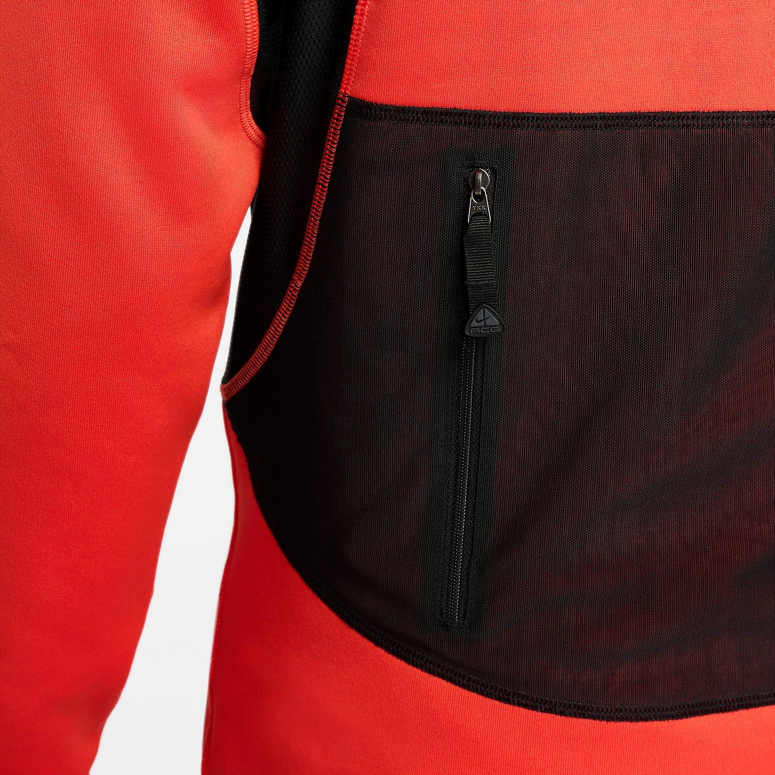 Nike ACG Oregon Polartec Zip Sweatshirt 'Picante Red Black' DV9221-633