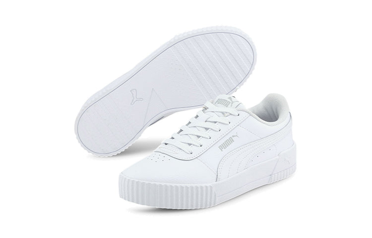 (GS) PUMA Carina L Casual Board Shoes White 370677-19