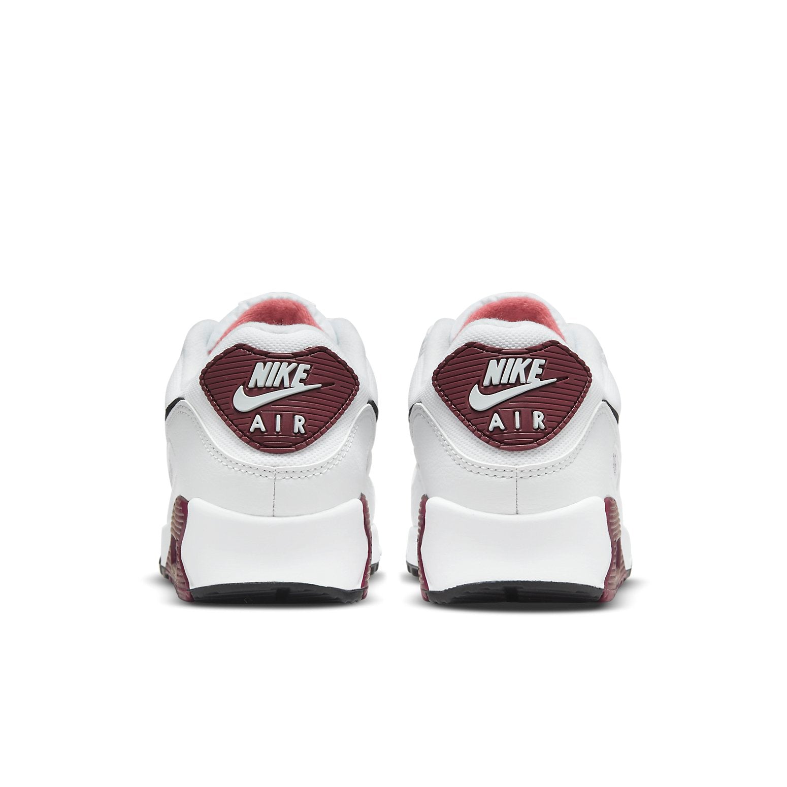 (WMNS) Nike Air Max 90 'White Dark Beetroot' DH1316-100