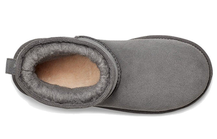 (WMNS) UGG Essential Mini Classic Fleece Lined Gray 1115030-CHRC