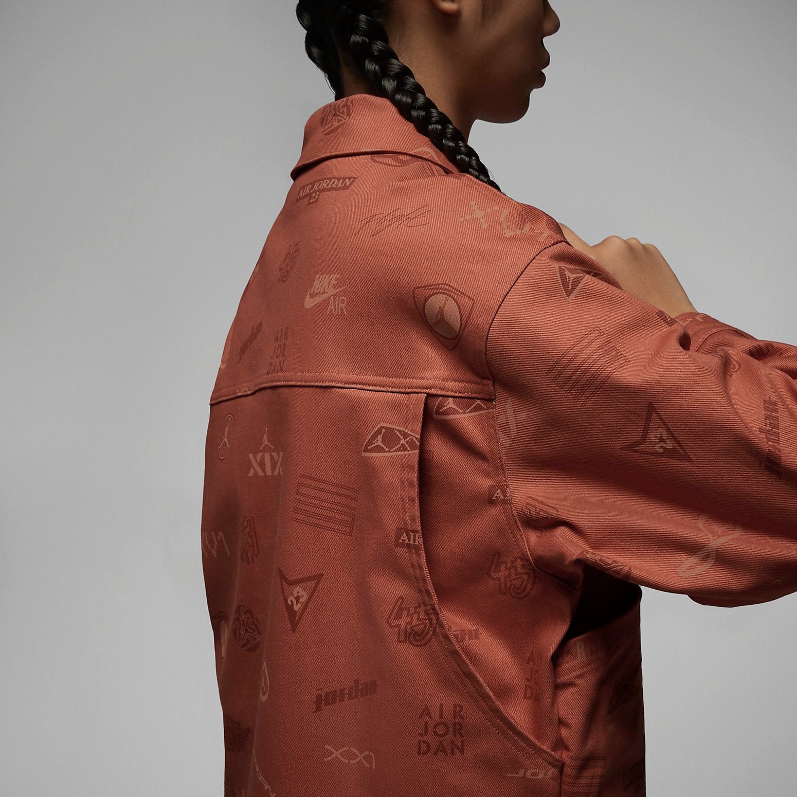 (WMNS) Air Jordan Flight Heritage Jacket 'Light Sienna' DX0385-812