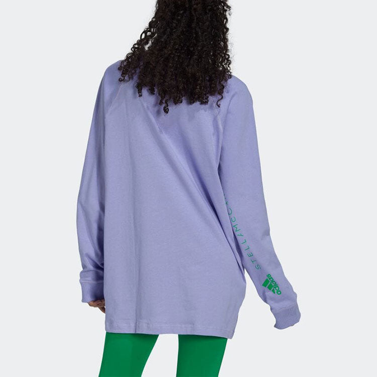 adidas by Stella McCartney Long Sleeve Tee 'Faded Glow Purple' IB5896