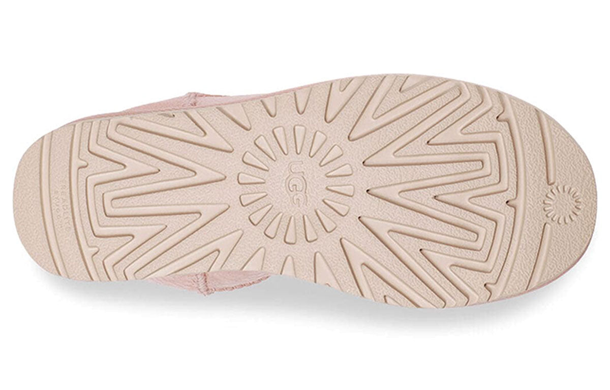 (WMNS) UGG Classic Mini Snow Leopard Fleece Lined Pink 1113494-QRT