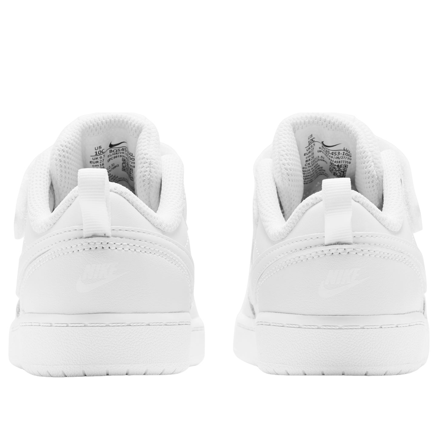 (TD) Nike Court Borough Low 2 'Triple White' BQ5453-100