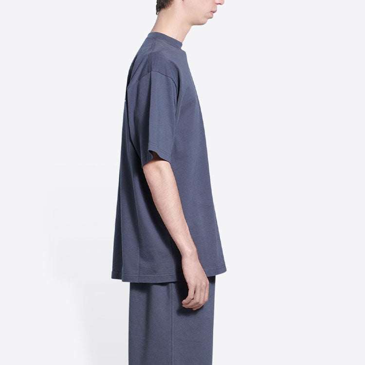 Balenciaga Political Campaign T-Shirt Large Fit 'Dark Grey' 641675TKVJ11366