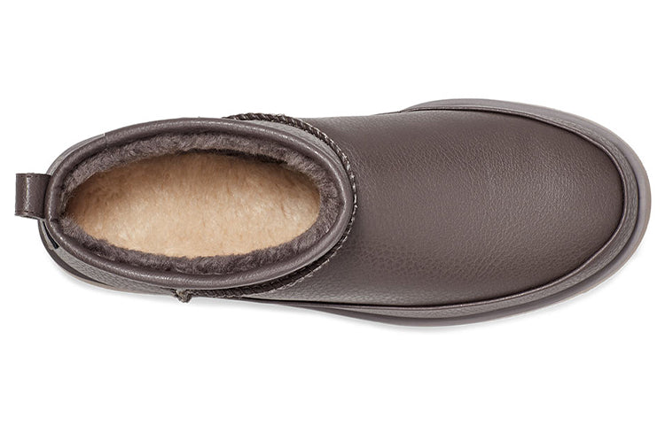 (WMNS) UGG Classic Sugar Ultra Mini 'Grey' 1121618-TCLD
