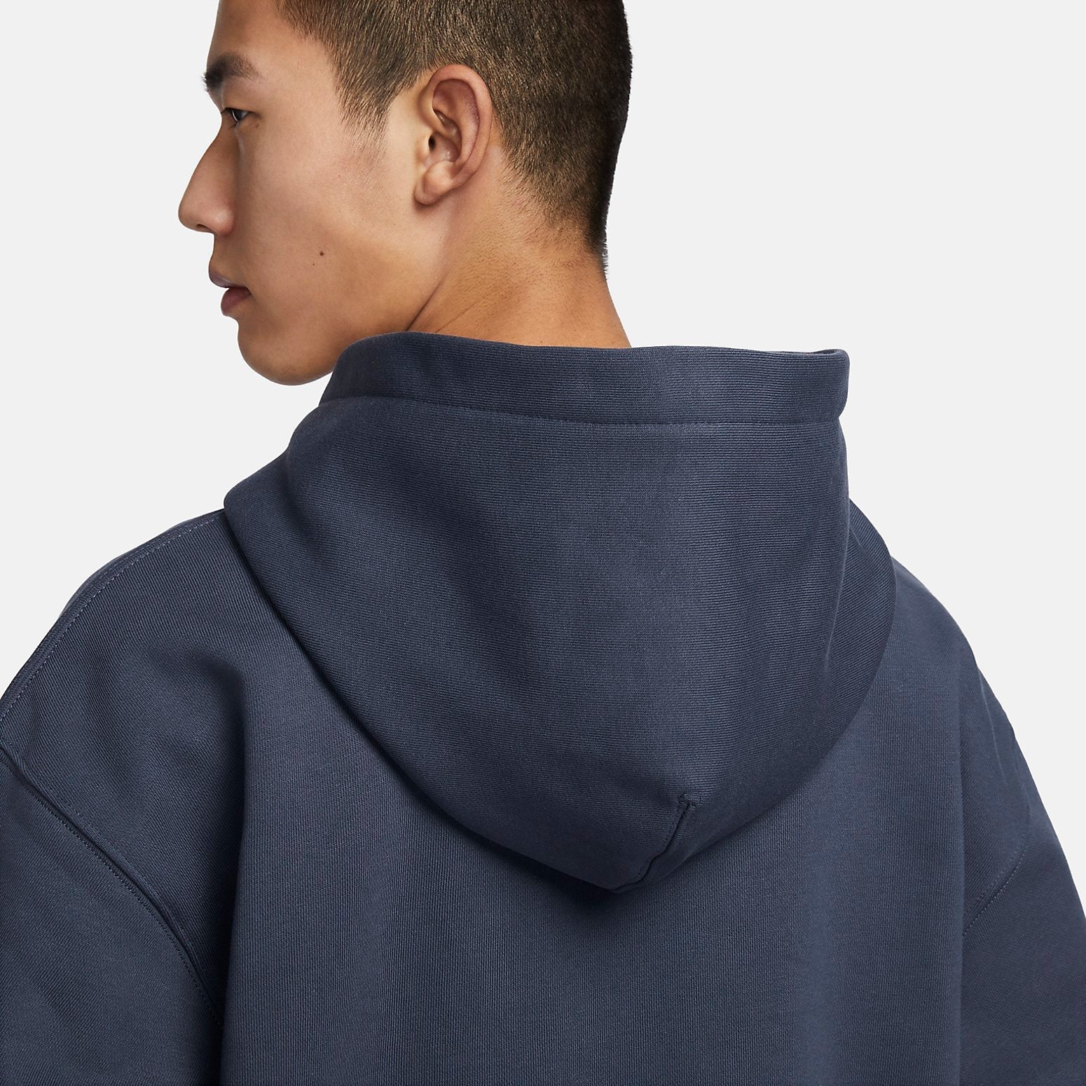 Nike Sportswear Solo Swoosh Pullover Hoodie 'Navy' FN3348-437