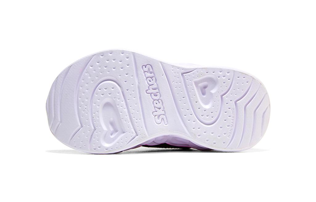 (TD) Skechers Heart Lights 'Black Pink' 302669N-NVPK