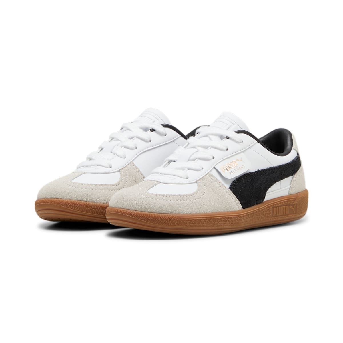 (PS) Puma Palermo Leather 'White Black Gum' 397276-01