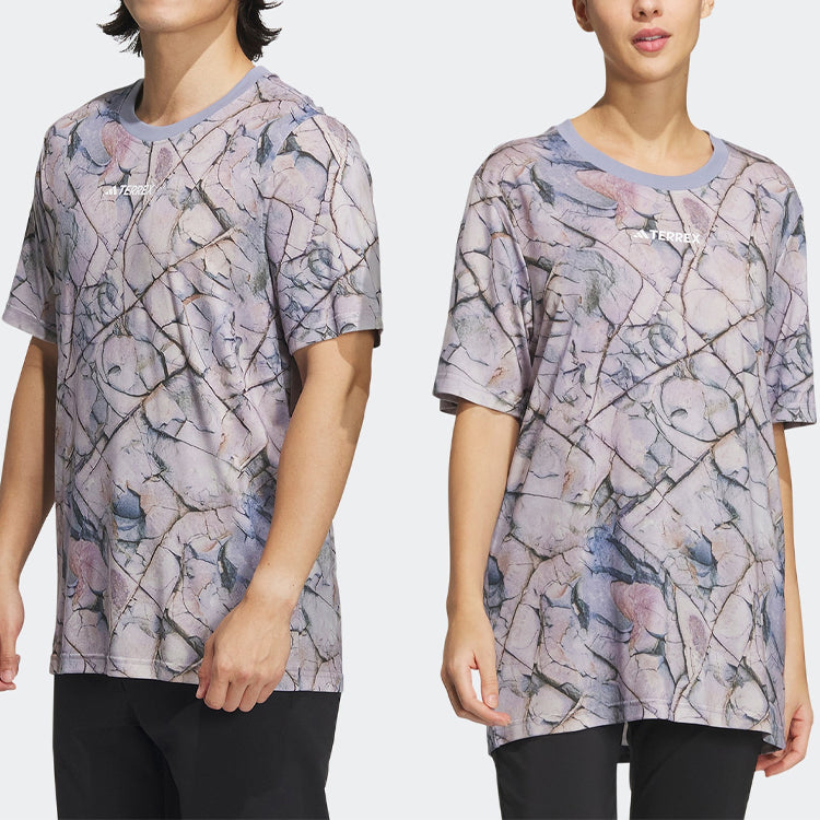adidas x National Geographic Tencel Short Sleeve Tee 'Grey' IC2000