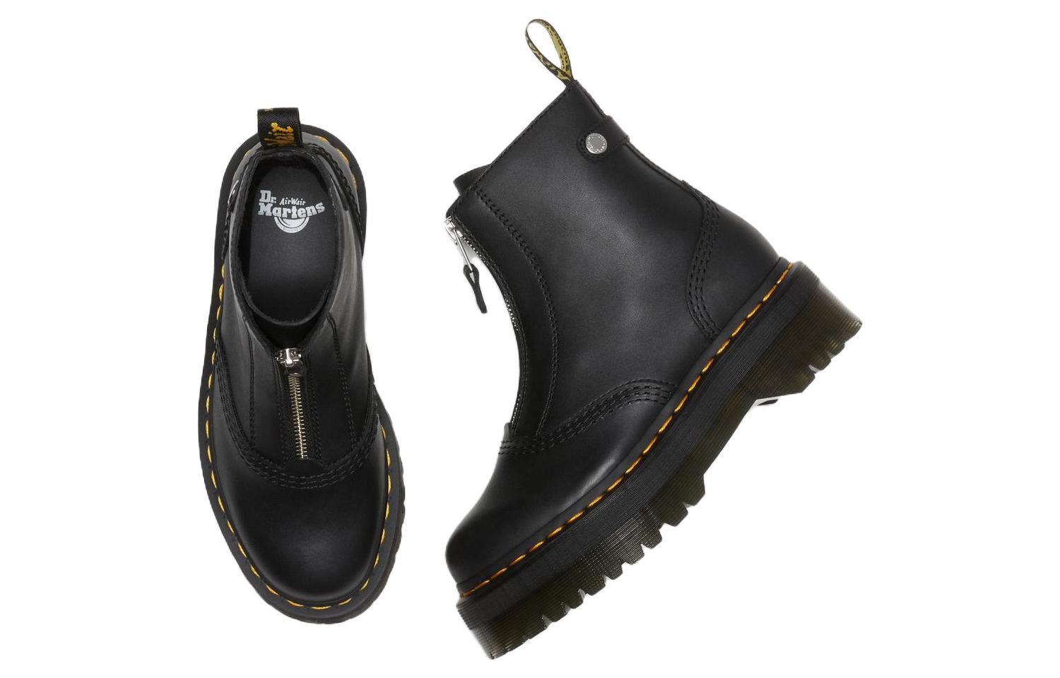 (WMNS) Dr. Martens Jetta Platform Boots 'Black' 27656001