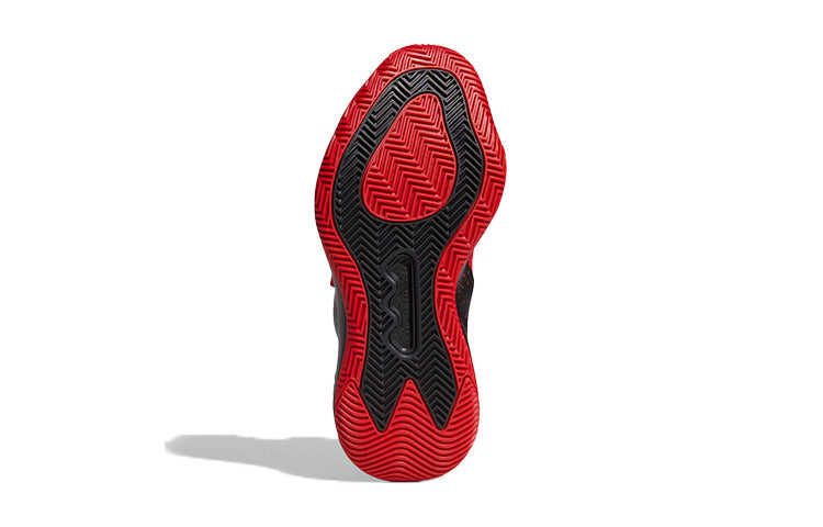 (GS) adidas Deep Threat J Red/Black FX3558