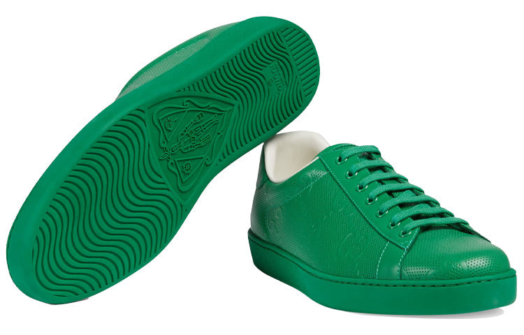 Gucci Ace Series G Printing Sports Shoe 'Green' 625787-1XK10-3727