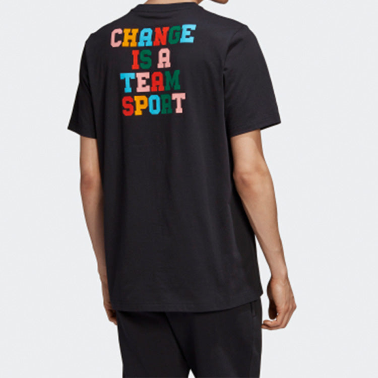 adidas Change Is a Team Sport Tee 'Black' GP4307