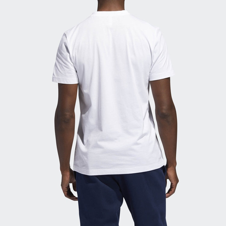 adidas Spida Geek Up Cartoon Character Printing Short Sleeve White DQ0920