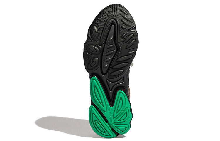 adidas Originals Ozweego Casual Shoes 'Black Green Multi-Color' GX2715
