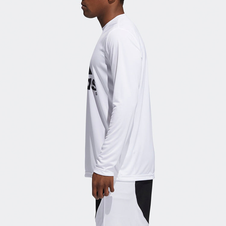 adidas Hoops LS Basketball Long Sleeves 'White' GP4022
