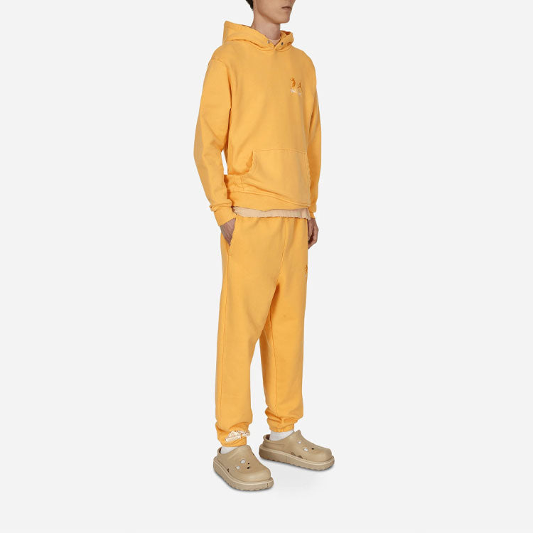 Air Jordan x union Crossover Casual Pullover Solid Color Logo hooded Long Sleeves Asia Edition Unisex Yellow DJ9525-771