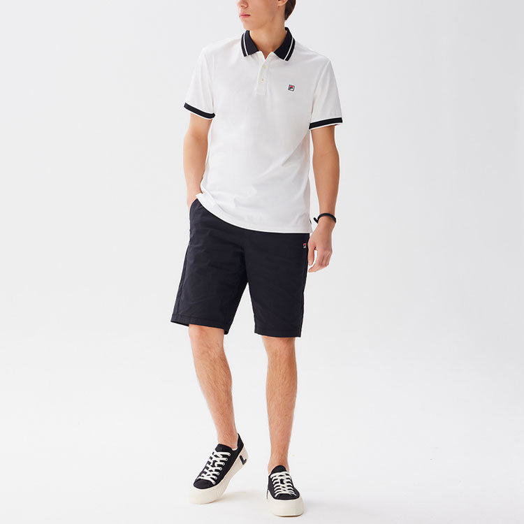 FILA Business Casual Short Sleeve polo White F11M128106F-WT