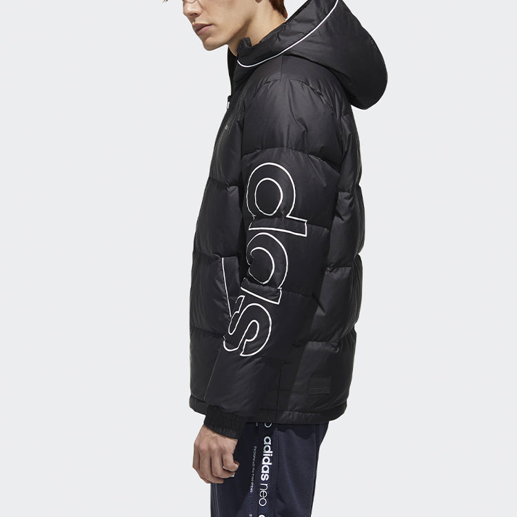 adidas neo Athleisure Casual Sports Down Jacket Black GJ8803