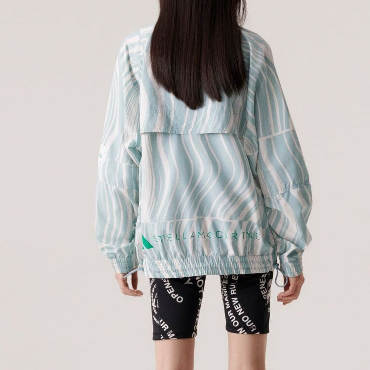 (WMNS) adidas By Stella McCartney Truecasuals Printed Tracktop 'White Grey' HT1102