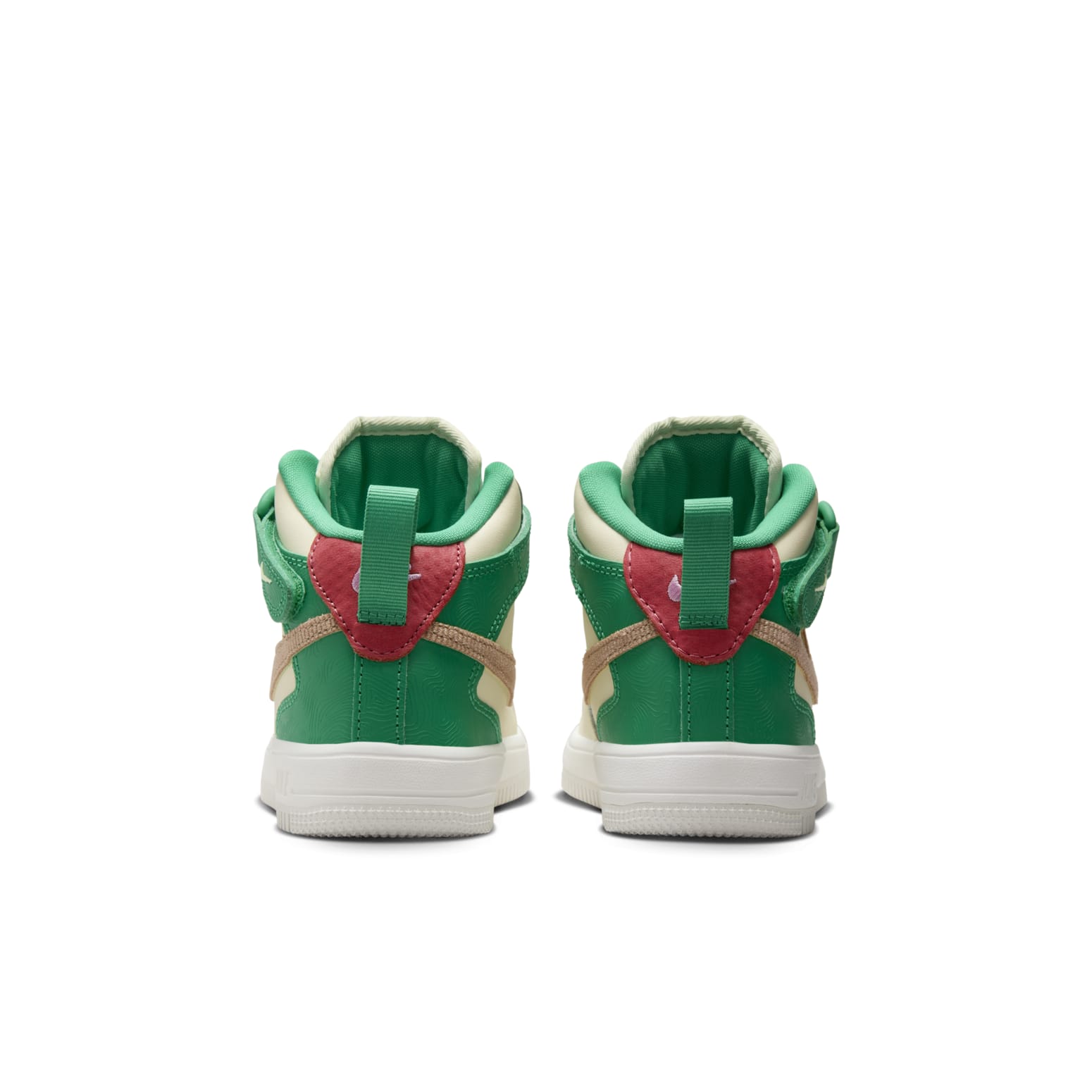 (PS) Nike Force 1 Mid SE EasyOn 'Coconut Milk Pink Green' FQ3694-100