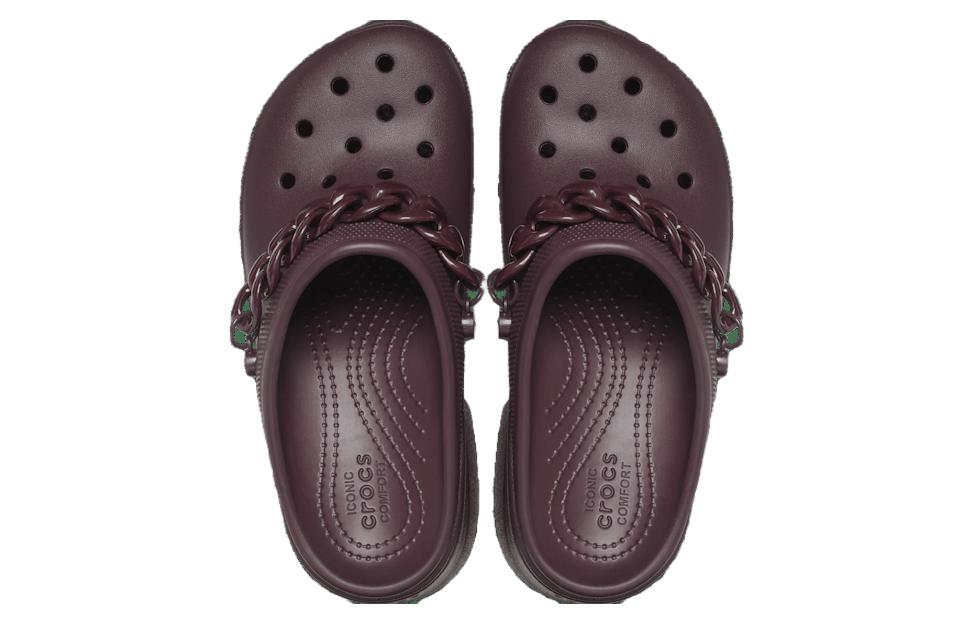 (WMNS) Crocs Siren Chain Clog 'Dark Cherry' 209018-6WD