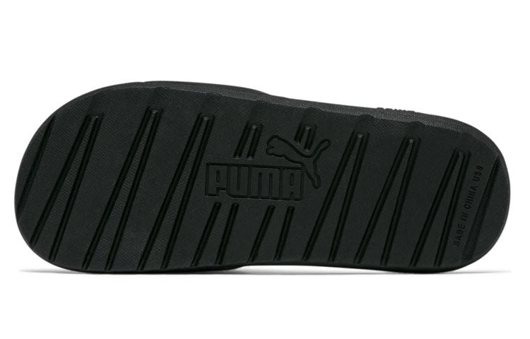 (WMNS) PUMA Cool Cat Sport Slide 'Black White' 371016-04