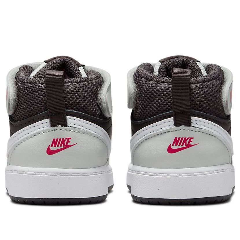 (TD) Nike Court Borough Mid 2 'Medium Ash Siren Red' CD7784-200