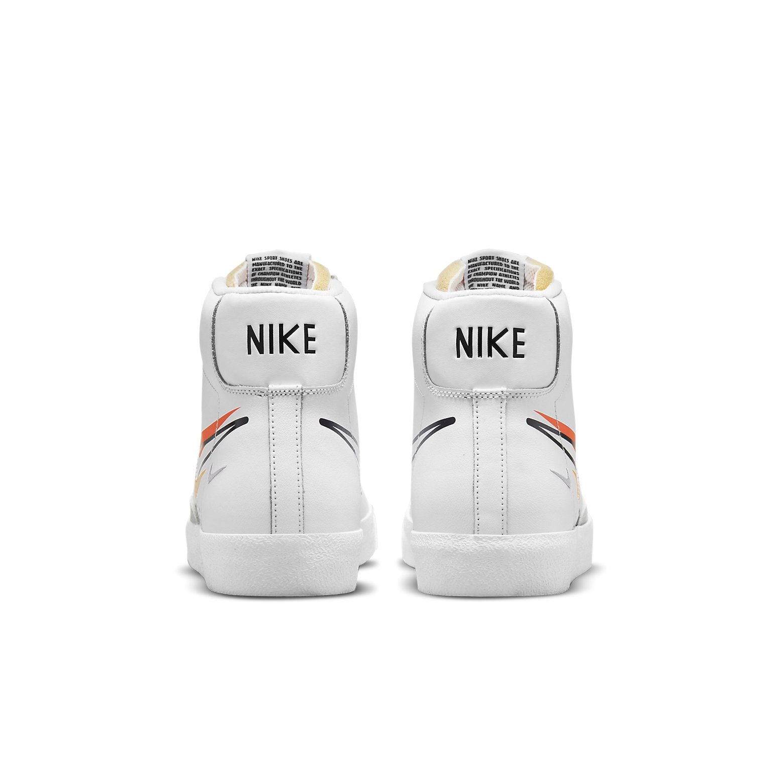 Nike Blazer Mid '77 'Multi Swoosh - Team Orange' DN7996-100