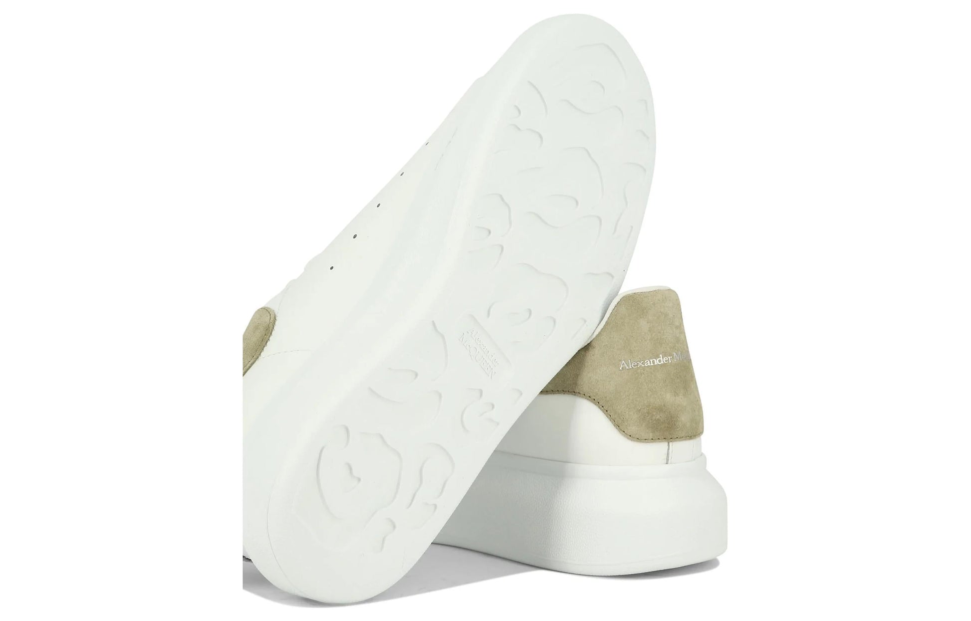 Alexander McQueen Larry Sneakers 'White Olive Green' 727388WIBN29026