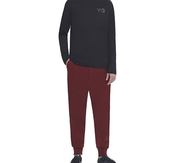 Men's Y-3 Solid Color Long Sleeves Black DY7293