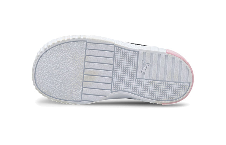 (TD) PUMA Cali Casual Board Shoes Black/White/Pink 368861-01