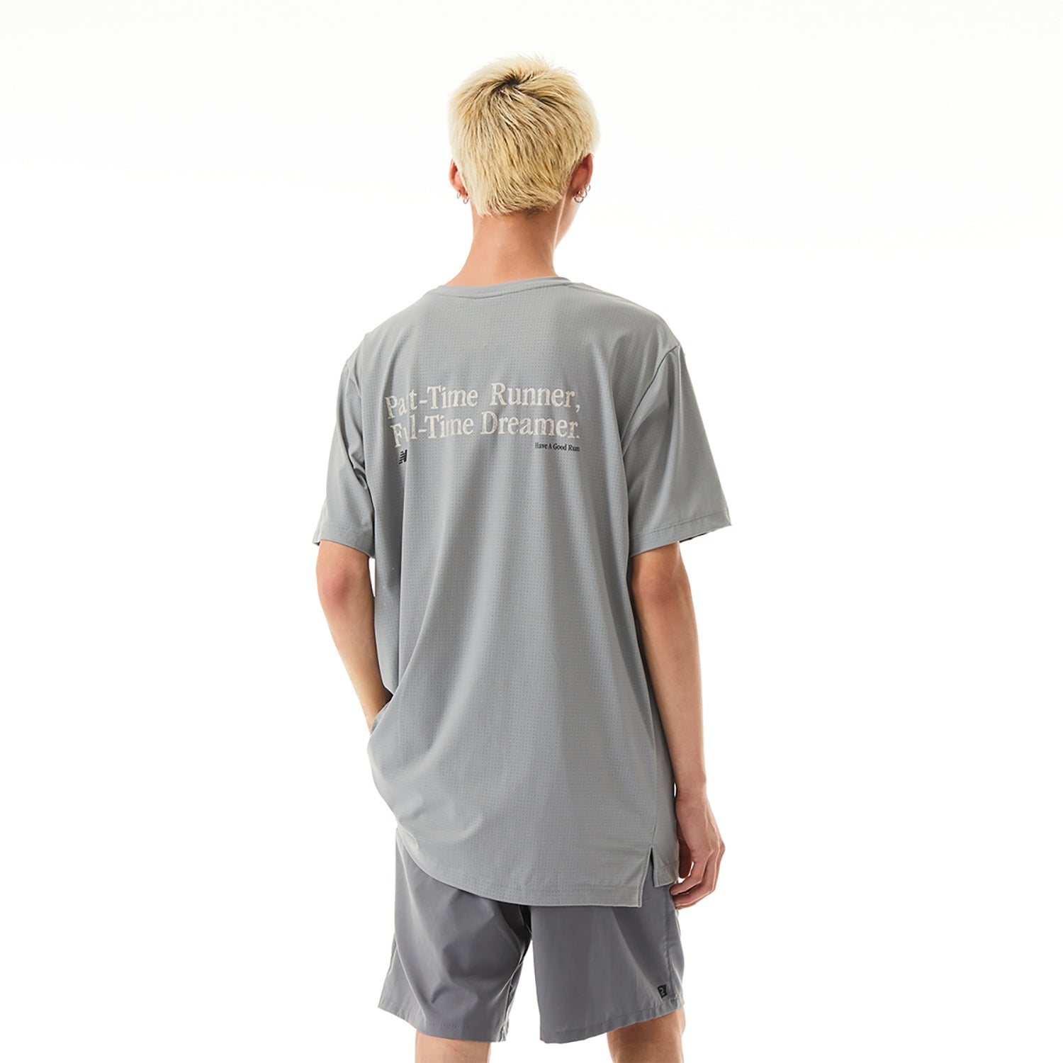 New Balance Icon T-shirt Asia Sizing 'Grey' NEE25031-GR