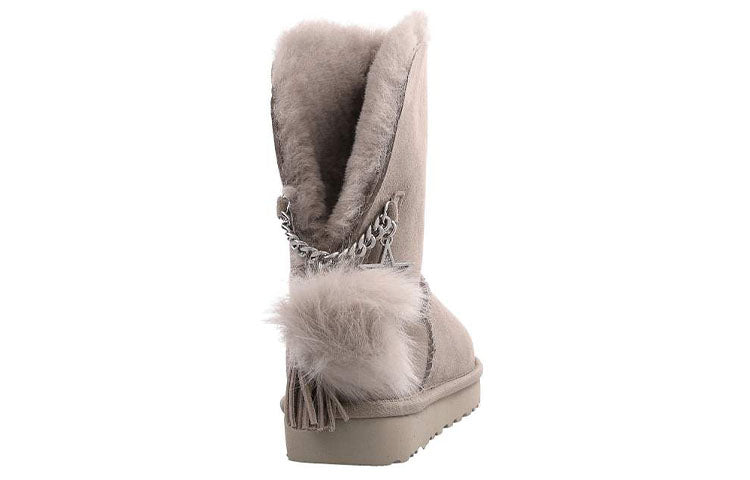 (WMNS) UGG Classic Bling Charm Boot 'Khaki ' 1095717-WILL