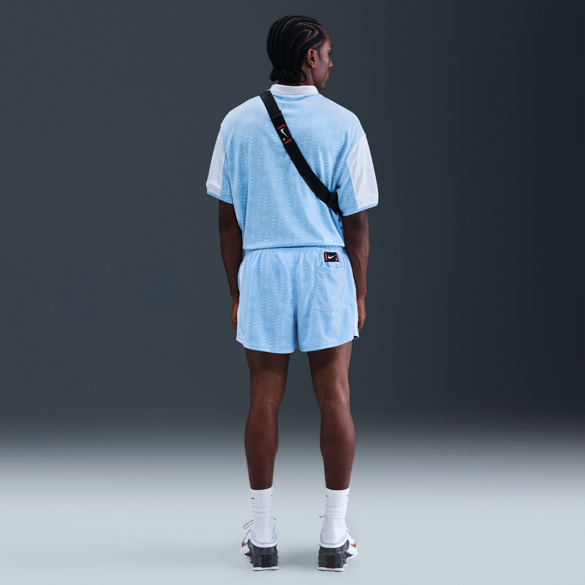 Nike x Martine Rose Football Shorts 'Light Blue' HM9025-422