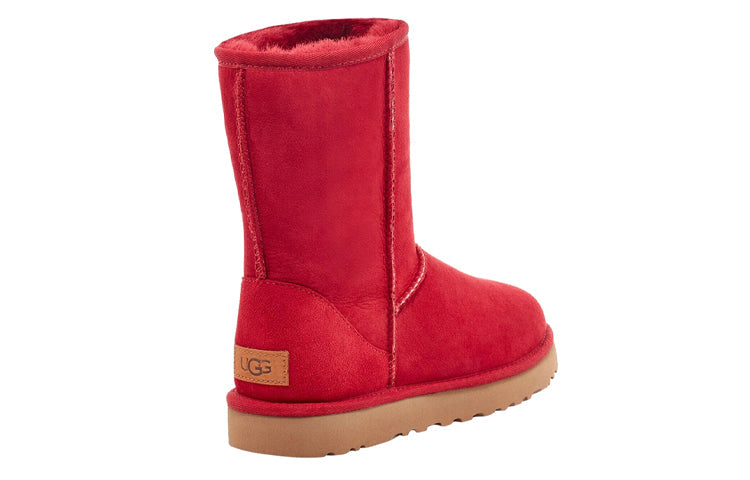 (WMNS) UGG Classic Short II 'Red' 1016223-KSS