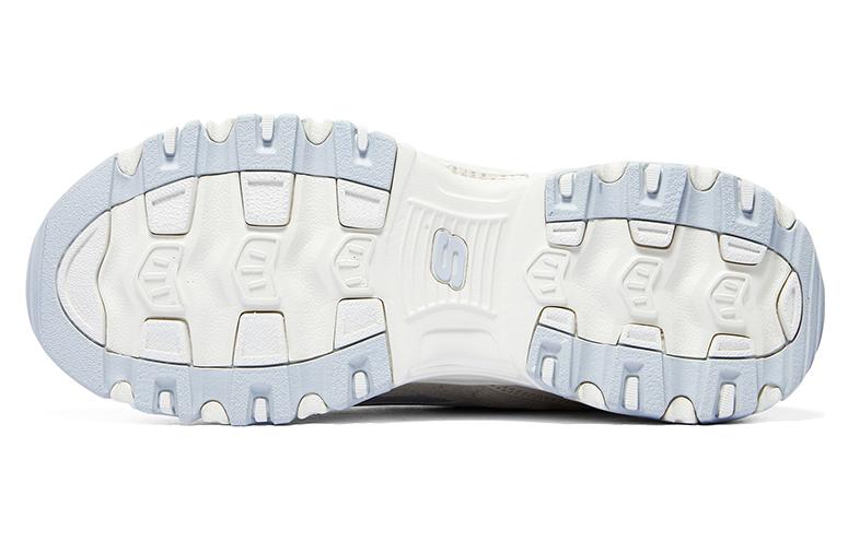 (WMNS) Skechers D'Lites 1.0 Shoes 'Beige Light Blue' 896276-NTGY