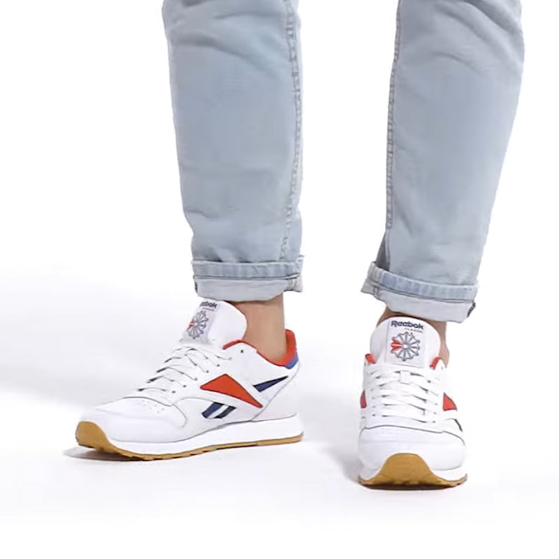 Reebok Classic Leather Mark Sneakers White/Blue/Red EF7846