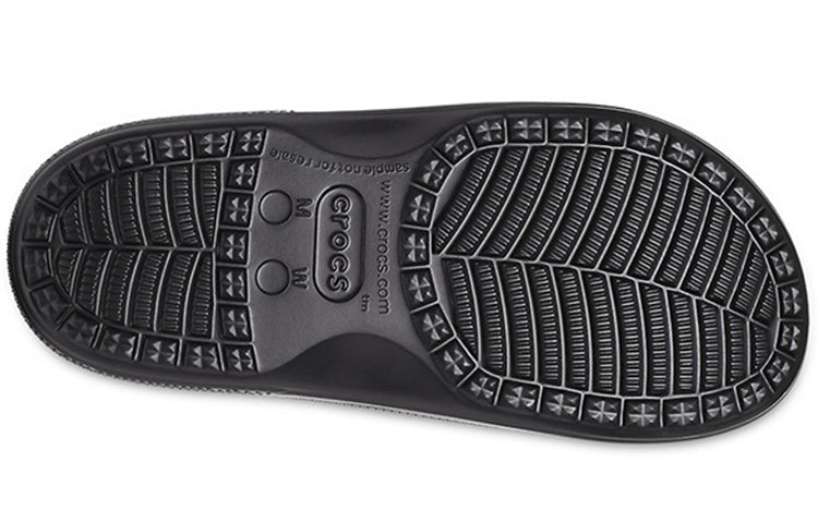 Crocs Fashion Casual Unisex Black Slippers 207627-001