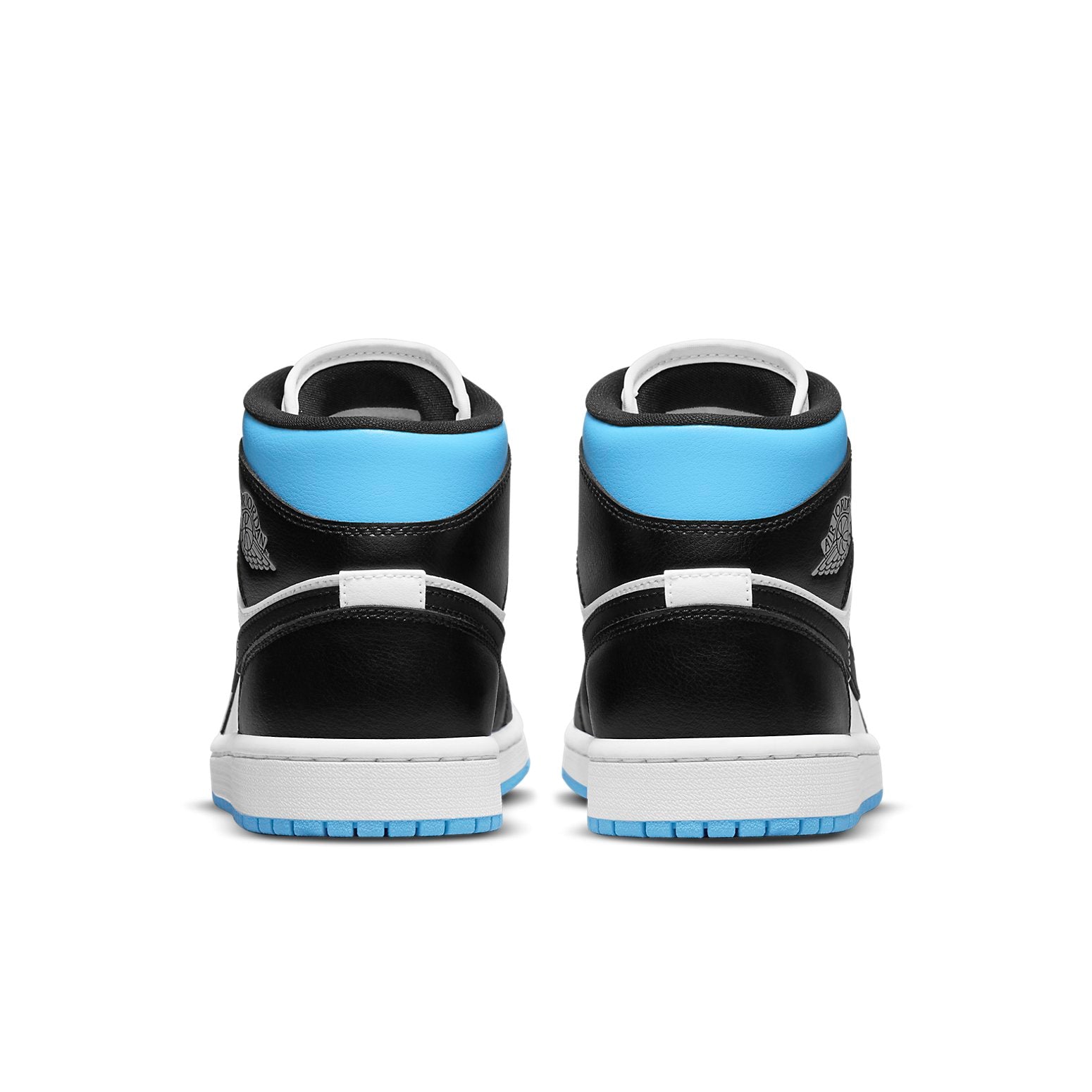 (WMNS) Air Jordan 1 Mid 'University Blue Black White' BQ6472-102