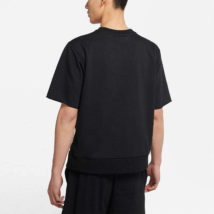 Nike Dri-fit Standard Issue Round Neck Pullover Sports Short Sleeve Black CV1940-010