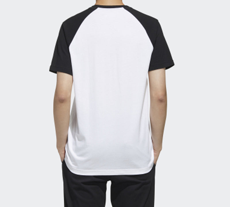 adidas neo Round Neck Sports Short Sleeve White FP7443