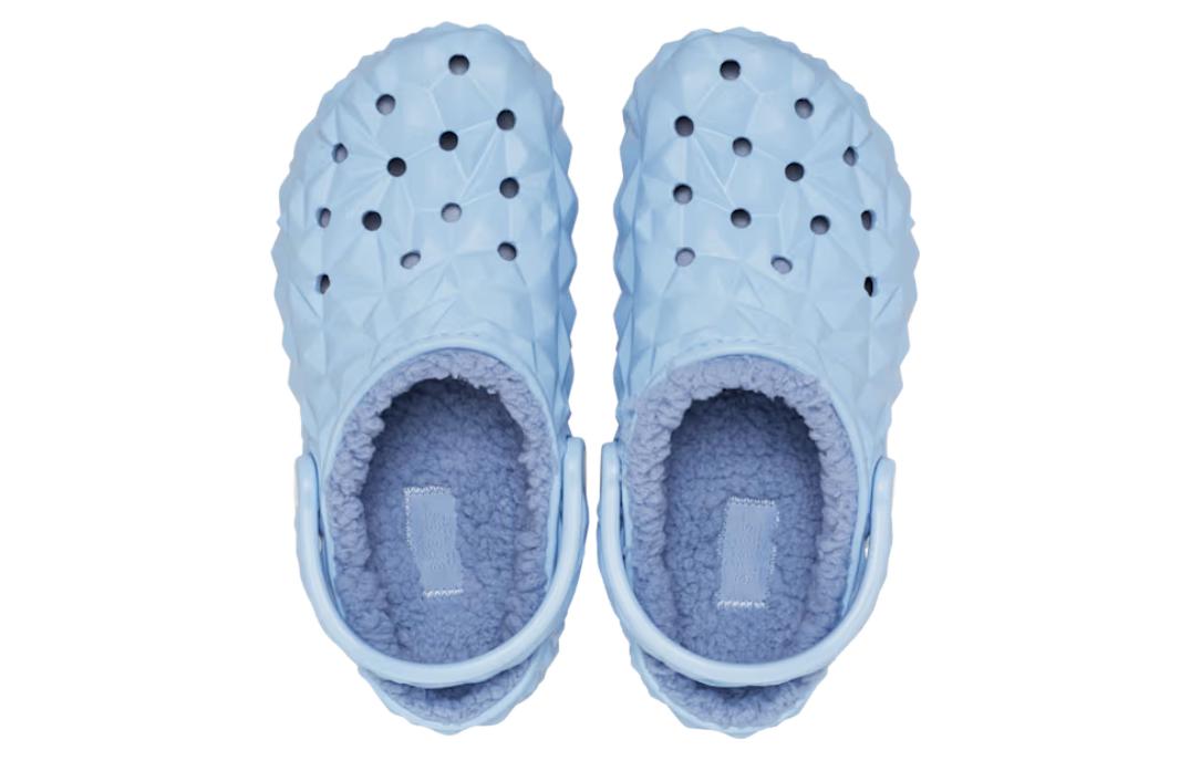 Crocs Classic Lined Geometric Clogs 'Blue' 210069-4NS