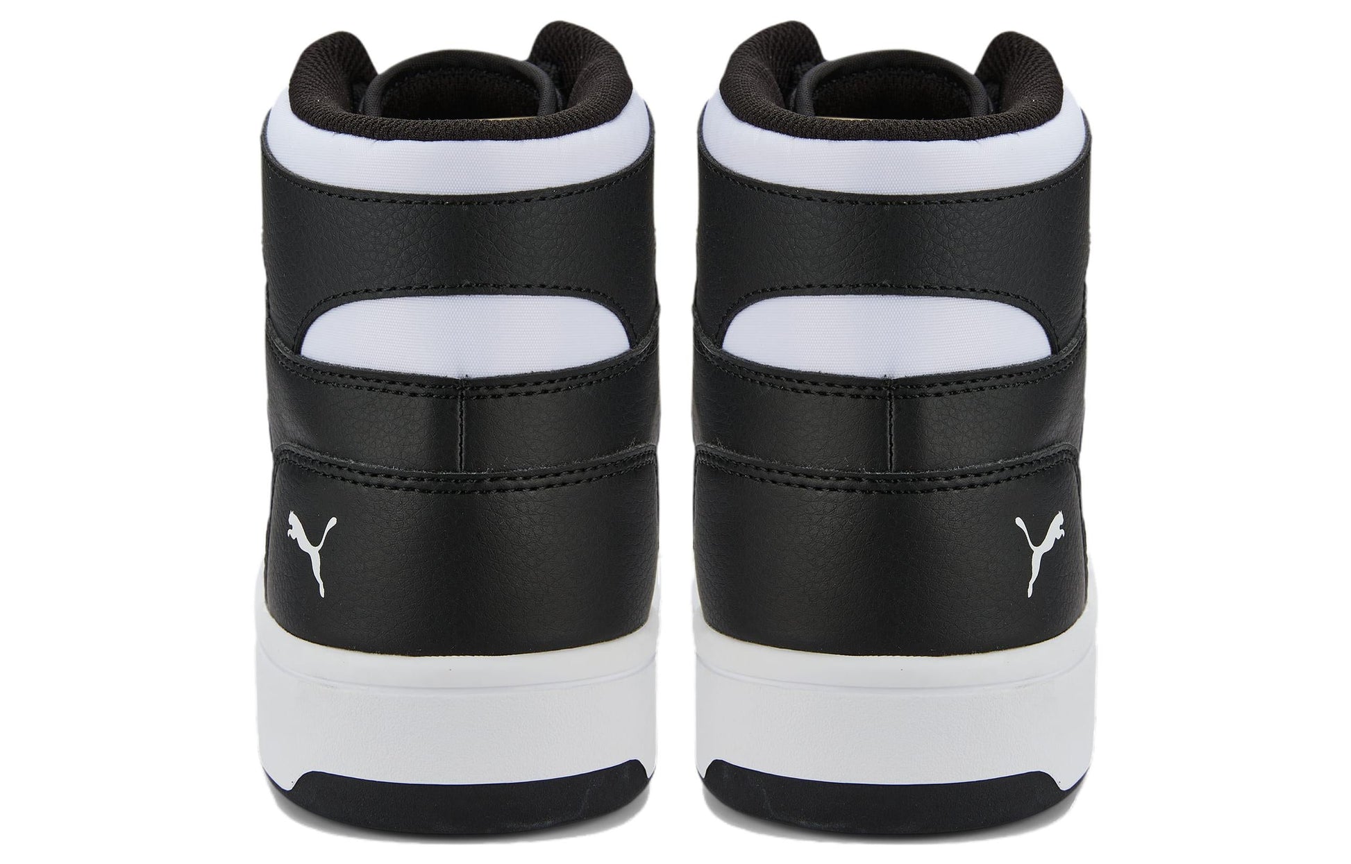 PUMA Rebound Layup High Top Sneakers 'Black White' 386438-01