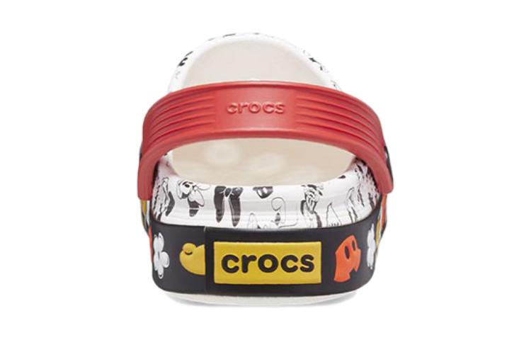 (GS) Crocs Classic x Mickey Mouse Clogs 'White Red Black' 208866-100